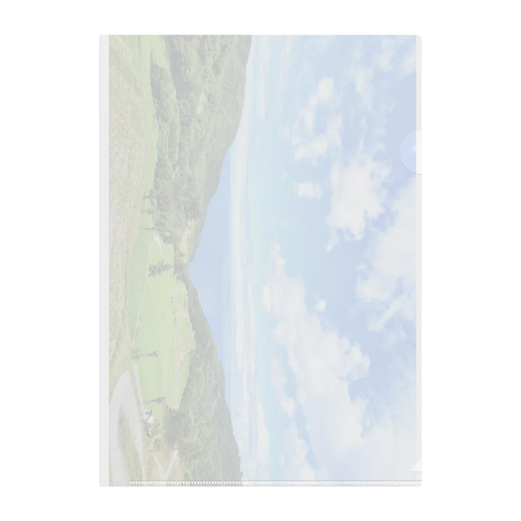 ねこまくらの佐渡島・岩首昇竜棚田 Clear File Folder