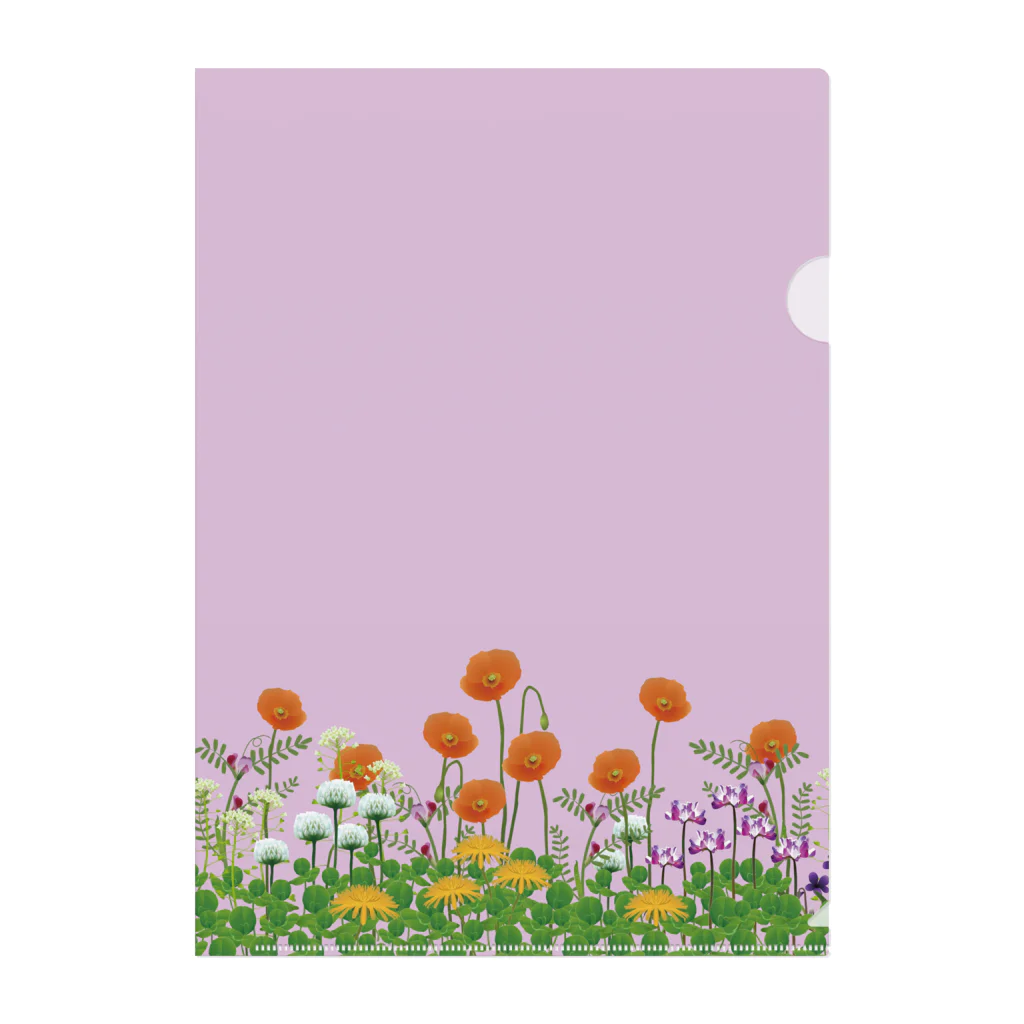 Drecome_Designの野の花 春2 Clear File Folder