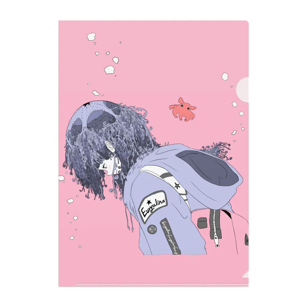 Coral Blue’mのテヅルモヅル　ファイル Clear File Folder