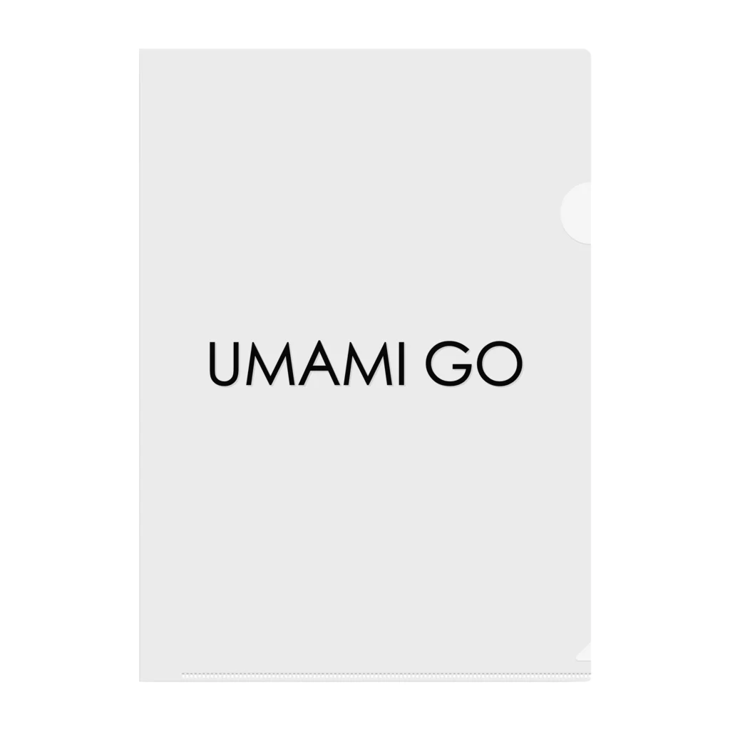 UMAMI GOのUMAMIGO シンプルロゴシリーズ Clear File Folder