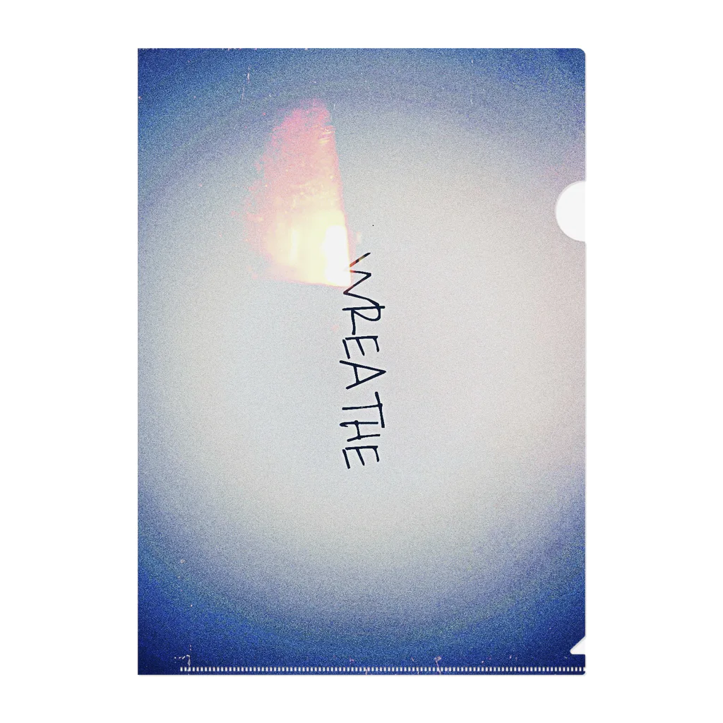 中山綿棒の工房の『WREATHE（EP）』グッズ クリアファイル