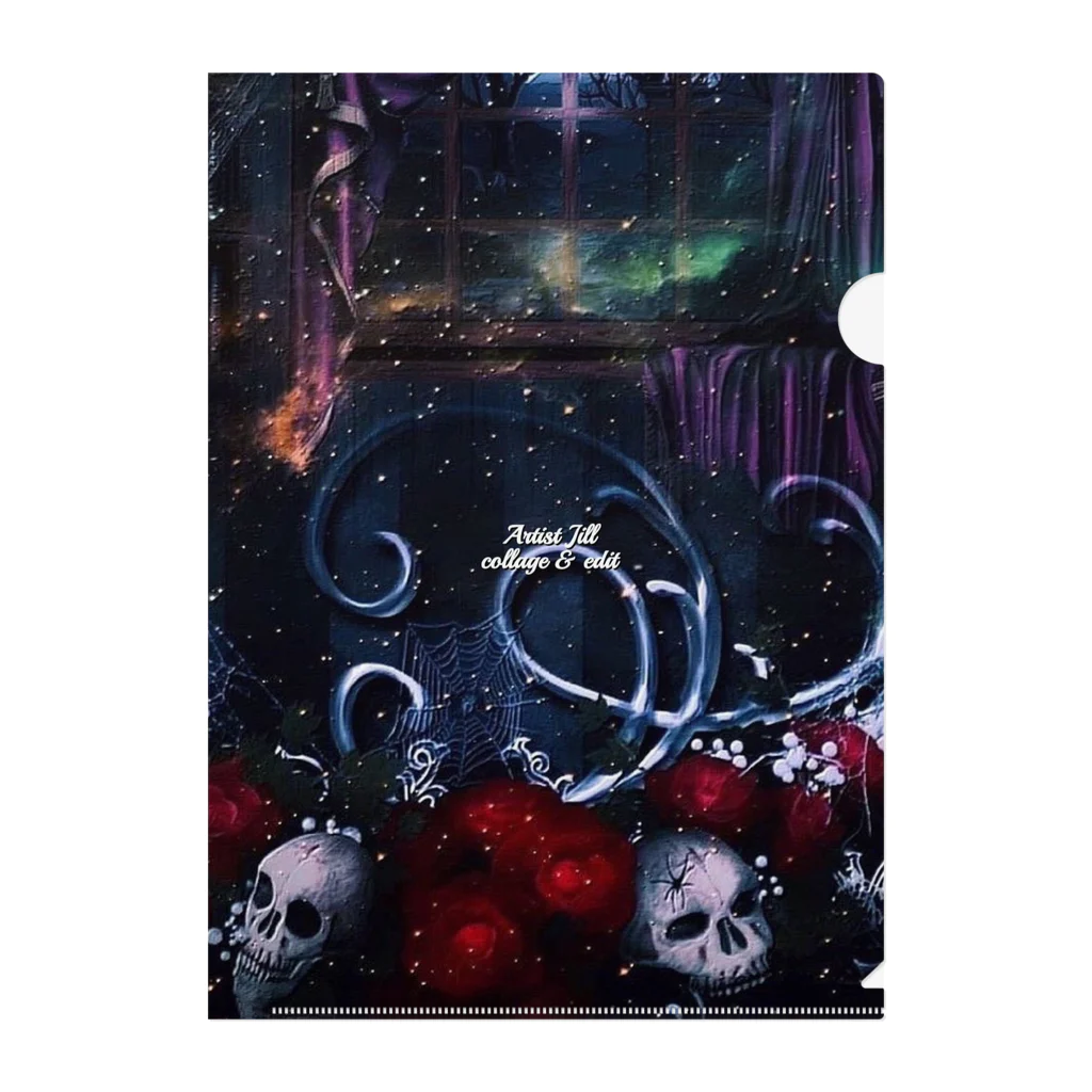 【ホラー専門店】ジルショップの(縦長)Dark Gothic Clear File Folder