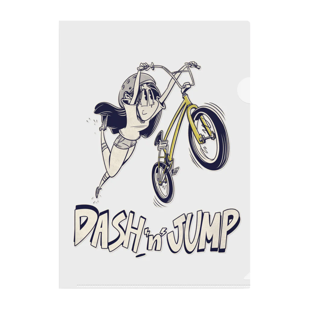 nidan-illustrationの"DASH 'n' JUMP" Clear File Folder