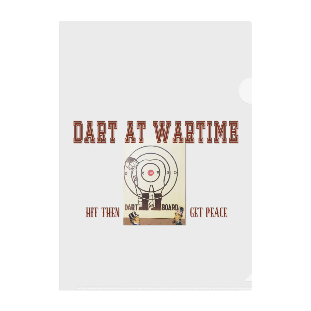 alt_203の40's Dart Board Clear File Folder