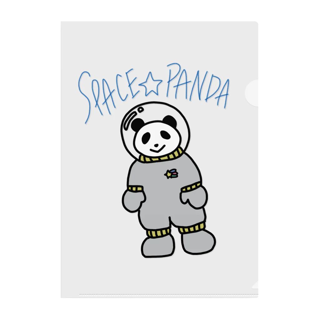 ★Panda Cafe★のスペースパンダ★宇宙パンダ SPACE PANDA CAFE クリアファイル