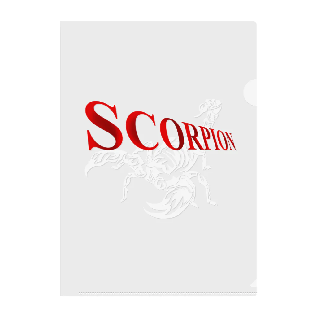 ラルゴのSCORPION(白) クリアファイル