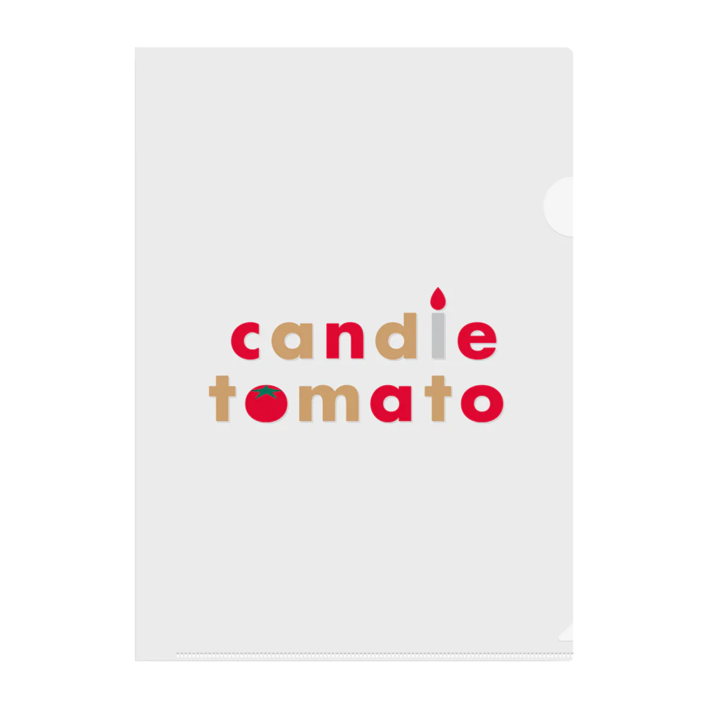 candle_tomatoのcandle tomato Clear File Folder