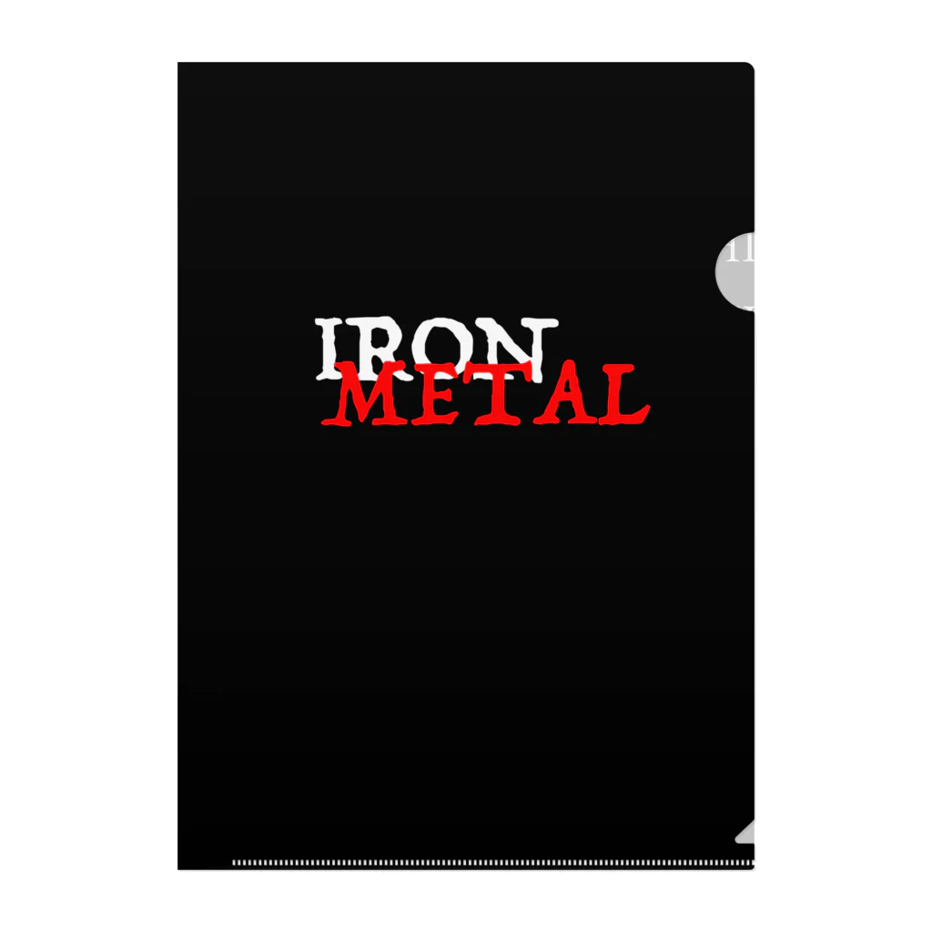 IRON METAL official SHOPのIRON METAL A4クリアファイル クリアファイル