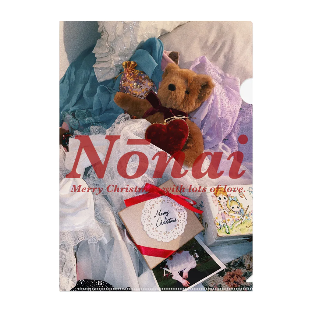 Nōnaiの【Merry Christmas】 Clear File Folder