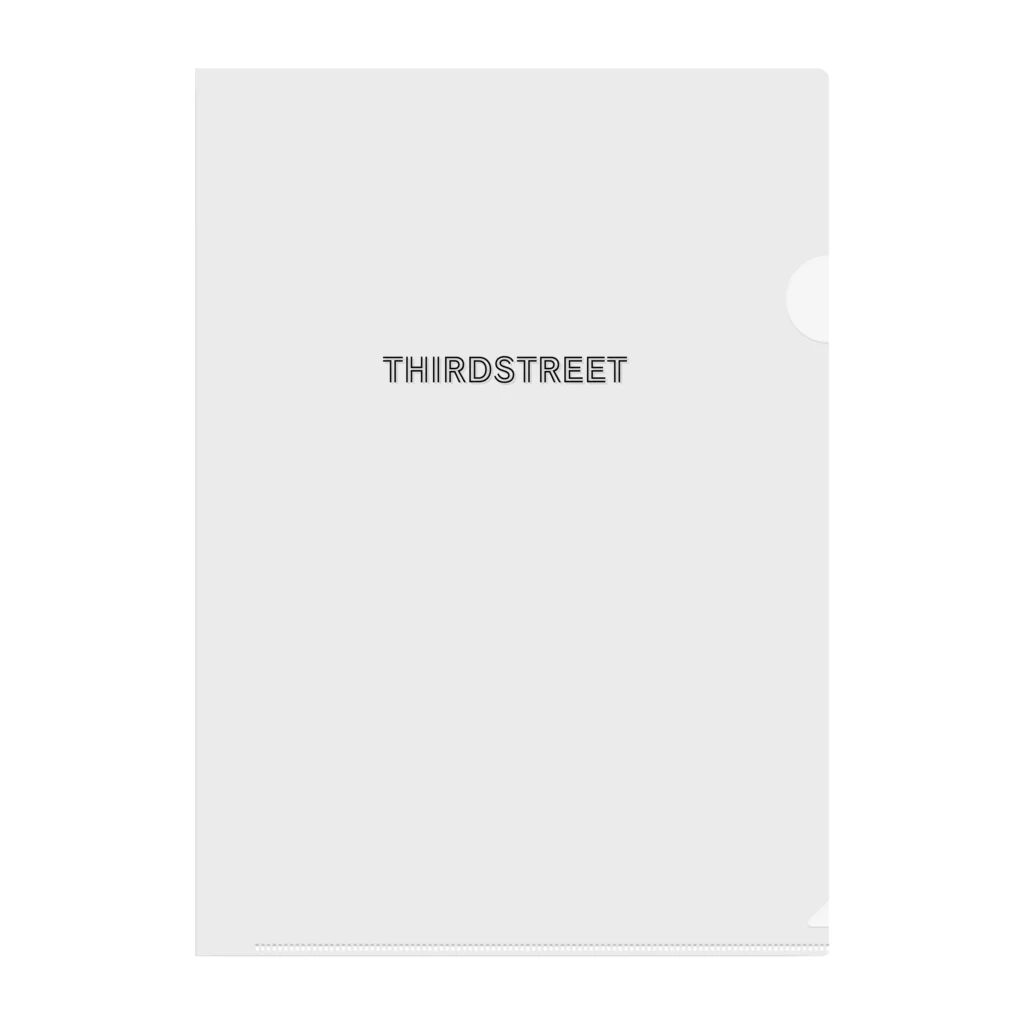 サードストリートのTHIRDSTREET Clear File Folder