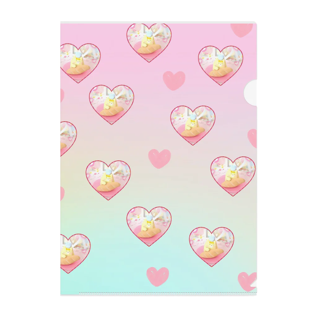 🐅ailove🥰💞🧁のねこハート♡ Clear File Folder