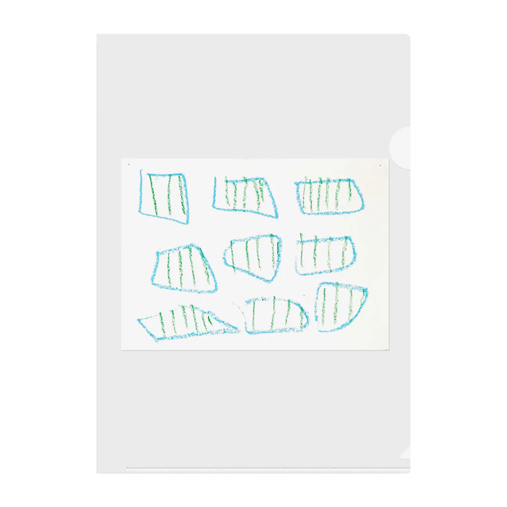 ゆっくりっくかすみ荘suzuri店のアートセラピーのじかん２ Clear File Folder
