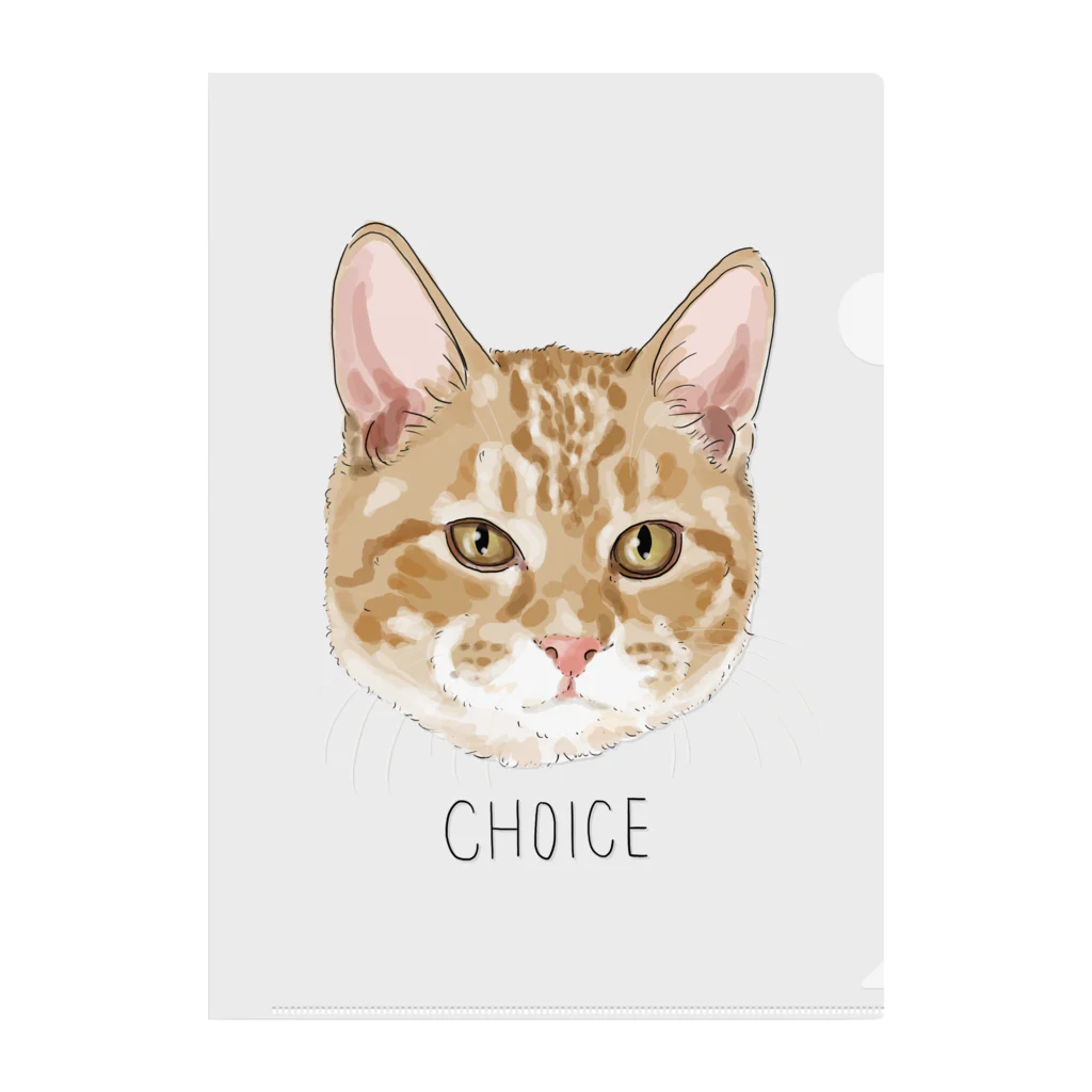 みきぞーん｜保護猫 ミッキー画伯と肉球とおともだちのchoice Clear File Folder