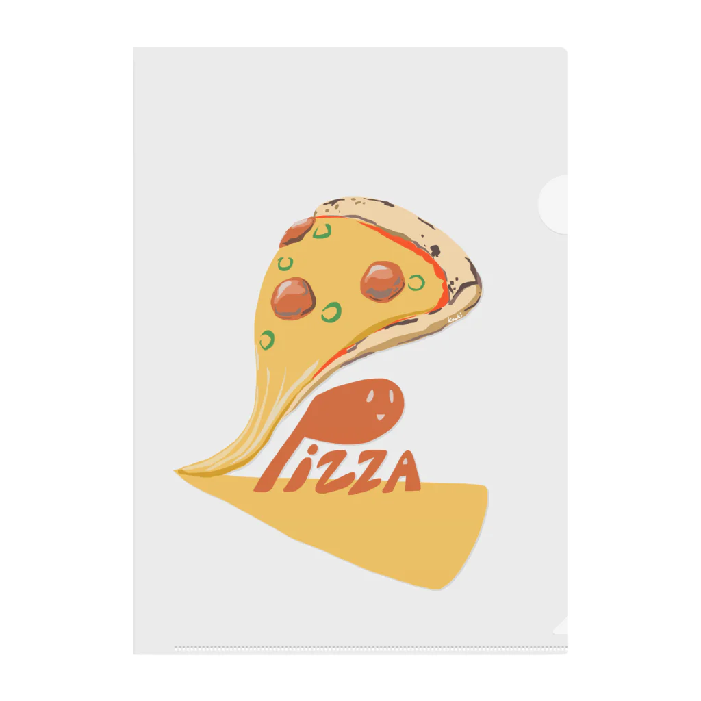 木ノ下商店のpizzaが食べたいよ Clear File Folder