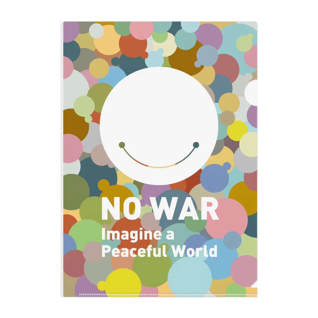 pojipoのNO WAR Clear File Folder