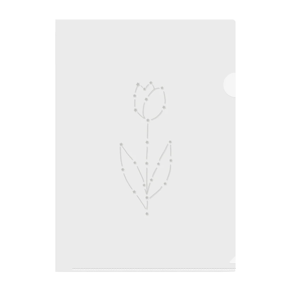 rilybiiのstar tulip Clear File Folder