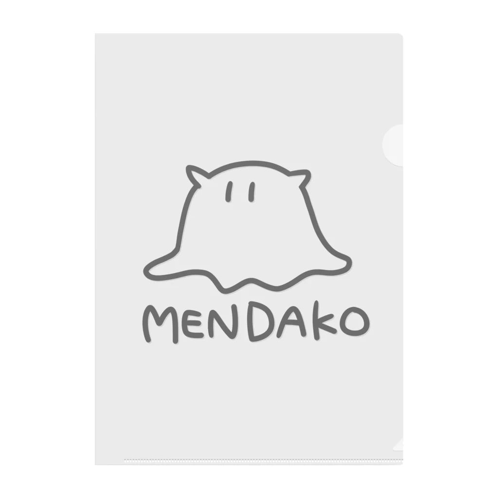 千月らじおのよるにっきのMENDAKO Clear File Folder