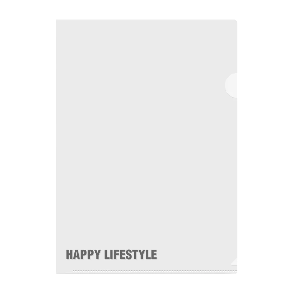 HAPPY LIFESTYLEのHAPPY LIFESTYLE クリアファイル