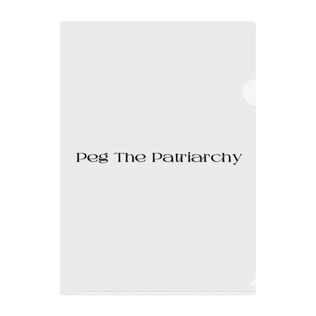 MONETのPeg The Patriarchy クリアファイル