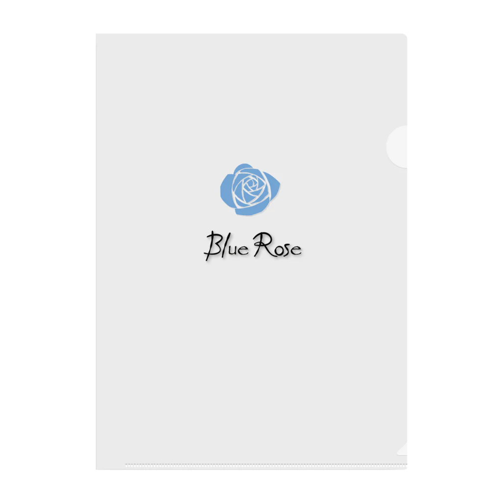 savannahのBlue Rose Clear File Folder