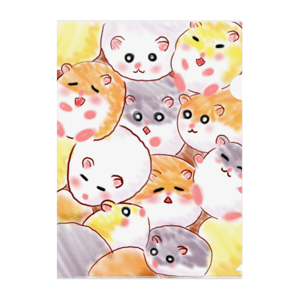 はちろくのスズリのハムスターがいっぱい！🐹🐭 Clear File Folder