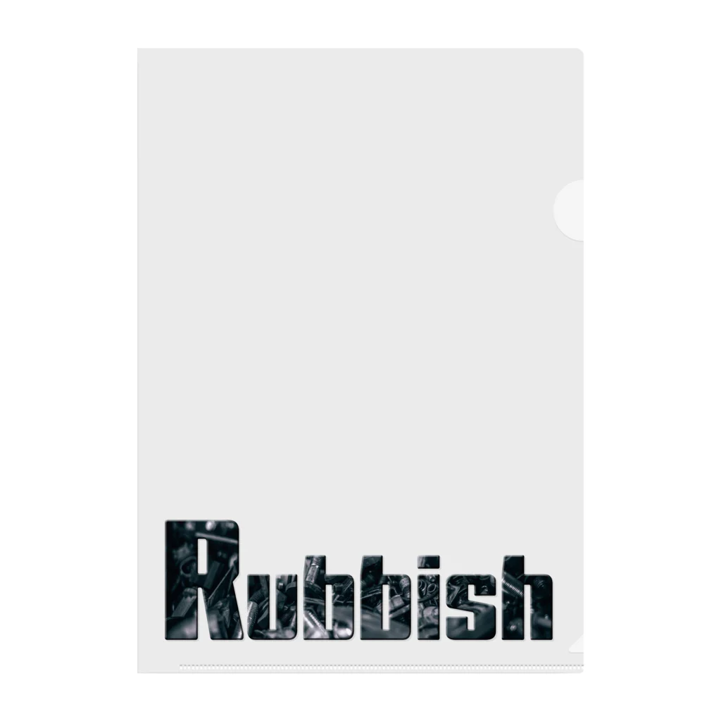 RubbishのRubbish ロゴ クリアファイル