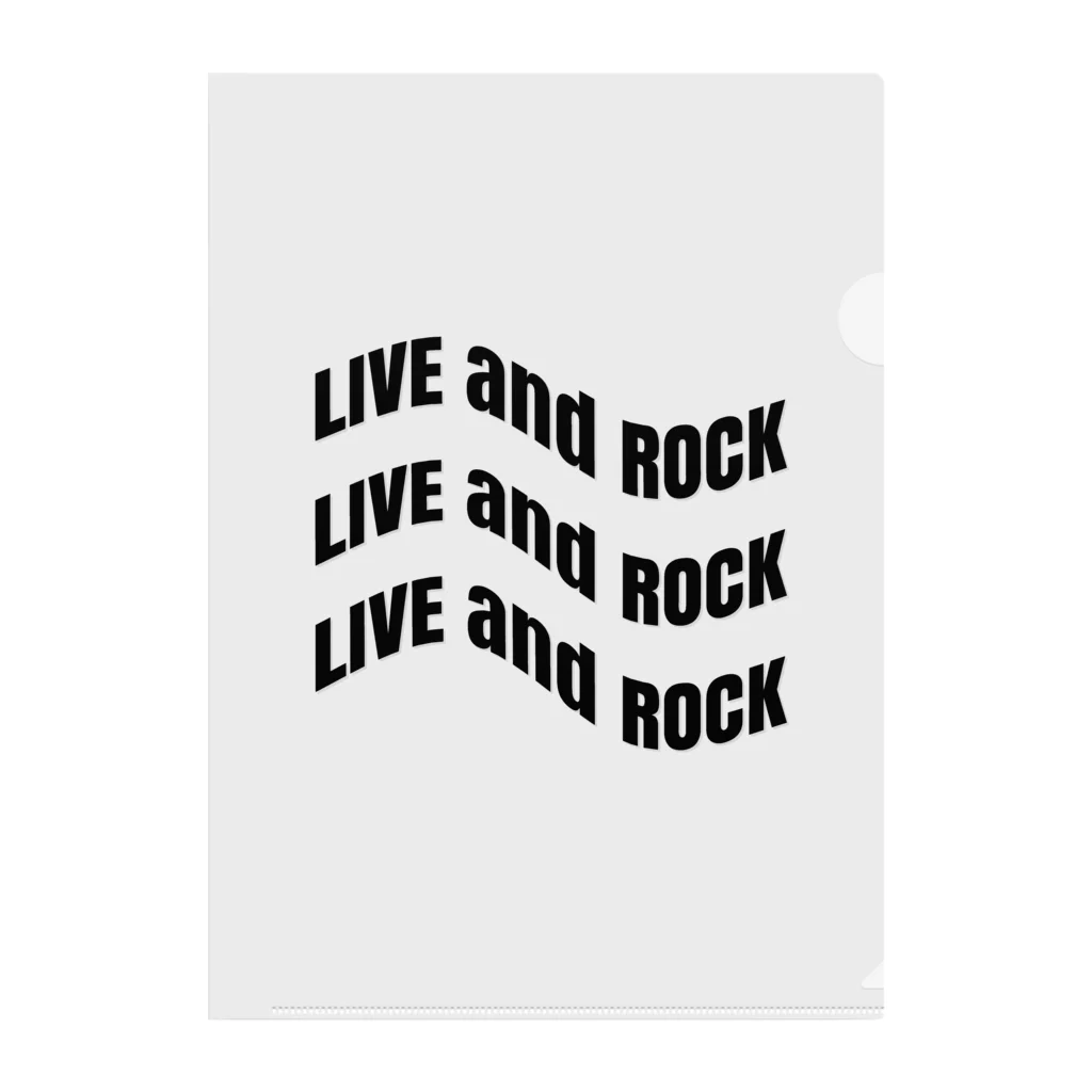 L&RのL&R  LIVE and ROCK クリアファイル