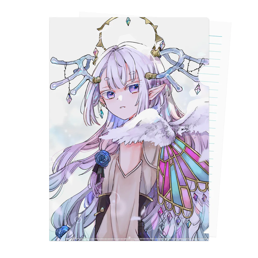 風寿ラユラの宝石箱のはじめまして Clear File Folder