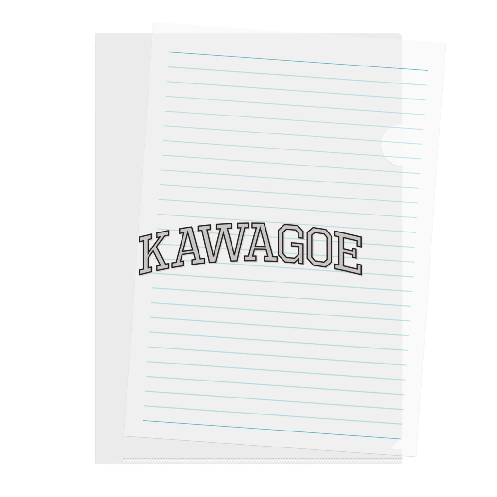 KAWAGOE GRAPHICSの世界の都市シリーズ　１　川越 Clear File Folder