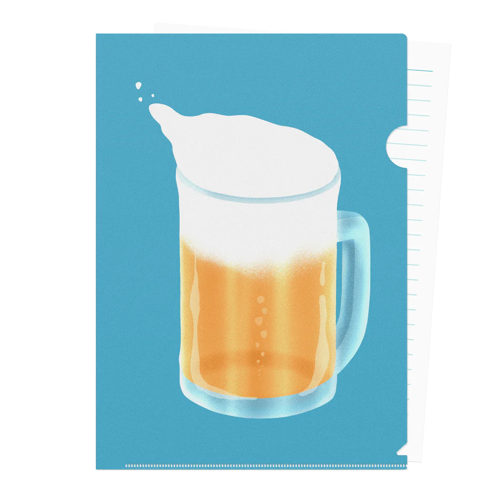 helloのビールが飲みたくなるクリアファイル Clear File Folder
