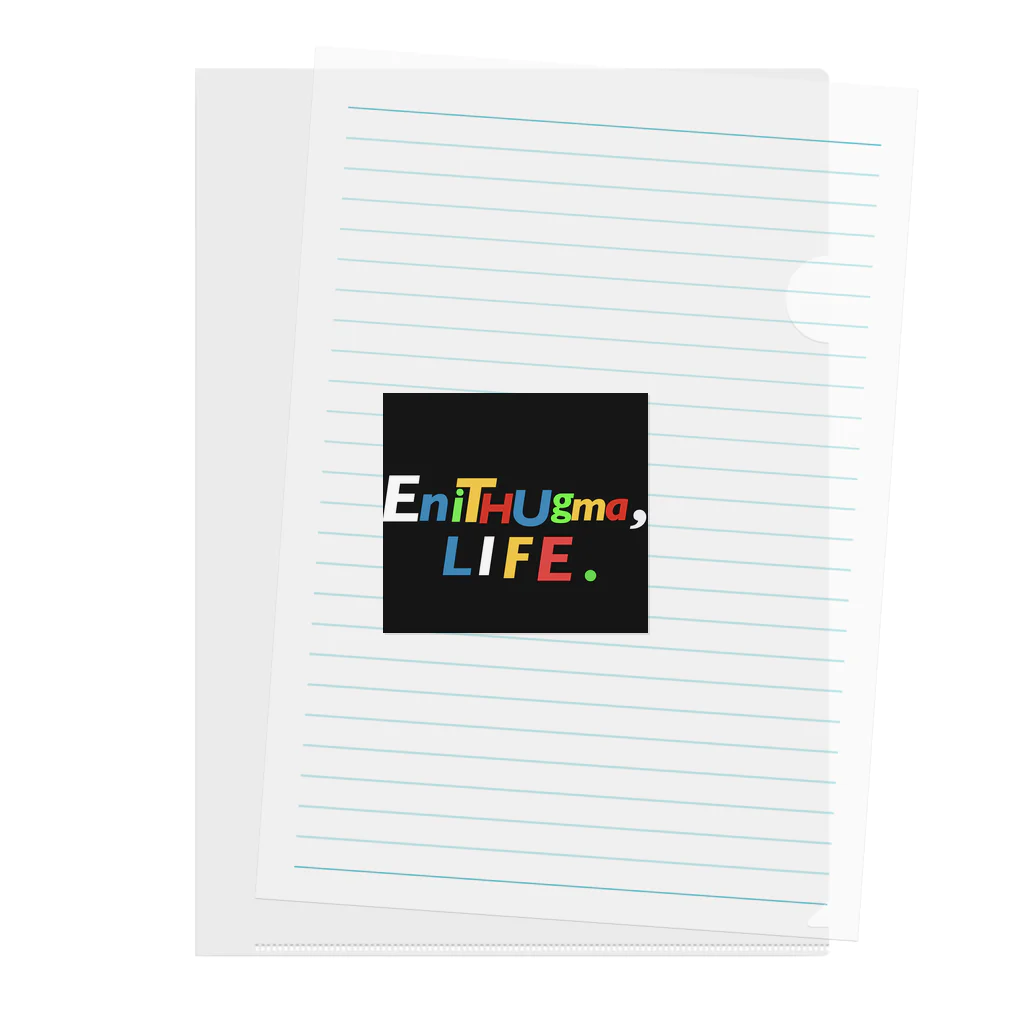 EniTHUgma LIFEのEniTHUgma LIFE ネーム Clear File Folder