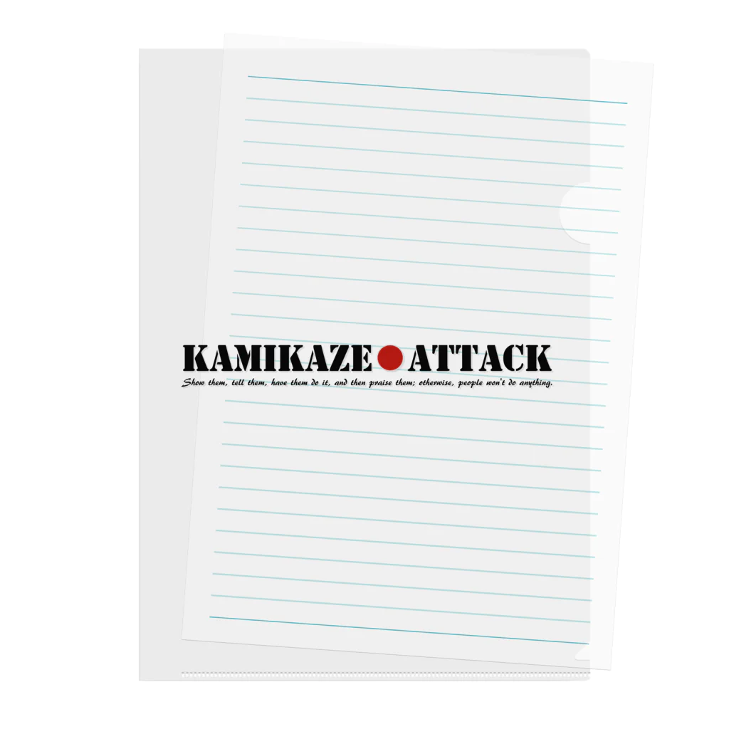 JOKERS FACTORYのKAMIKAZE Clear File Folder