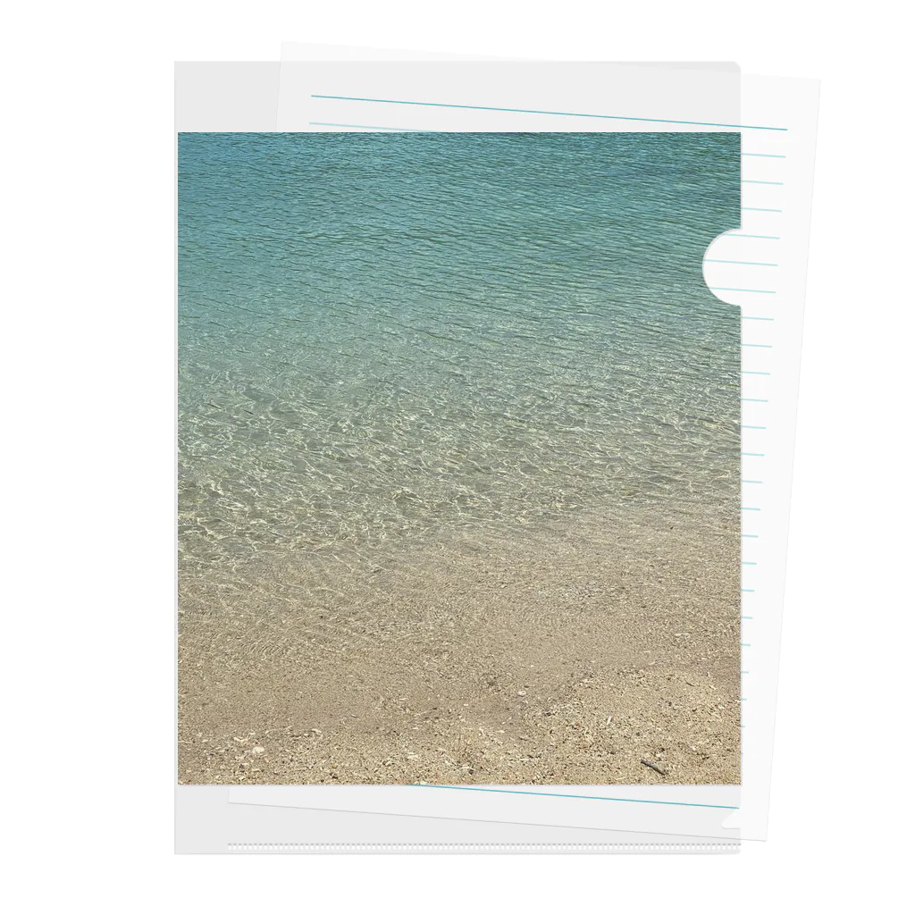 ブック&ビーチホテル 浜比嘉別邸の浜比嘉浄化の海ファイル Clear File Folder