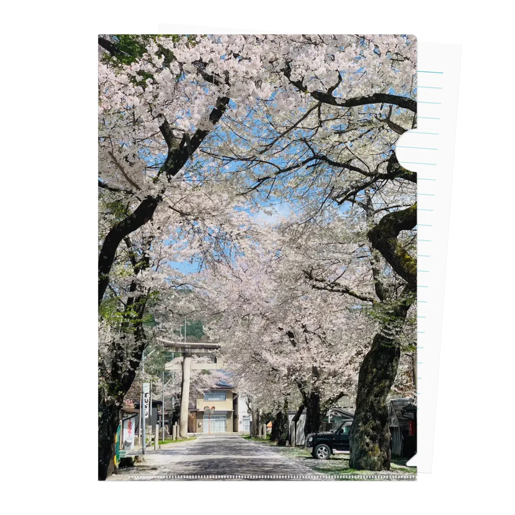 美馨の桜のトンネル Clear File Folder