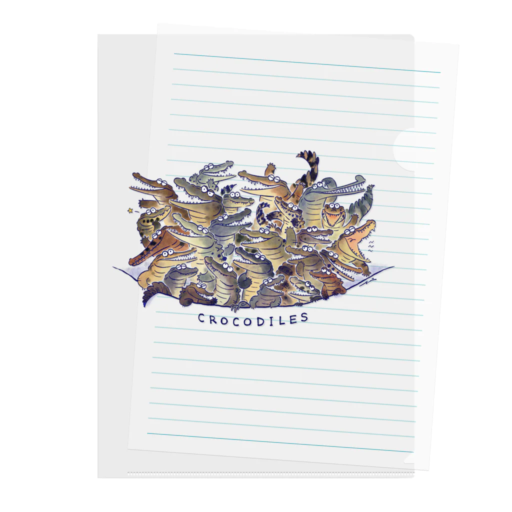 あめみやのCROCODILES Clear File Folder