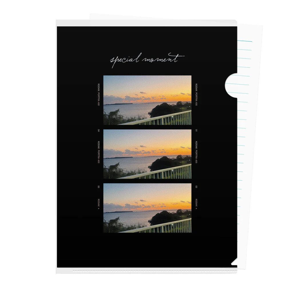 natural momentのloop scenery Clear File Folder