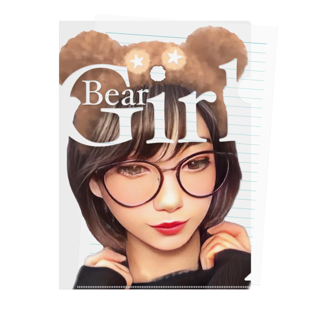 Re:Re:SmileyのBear Girl ☆◡̈ クリアファイル