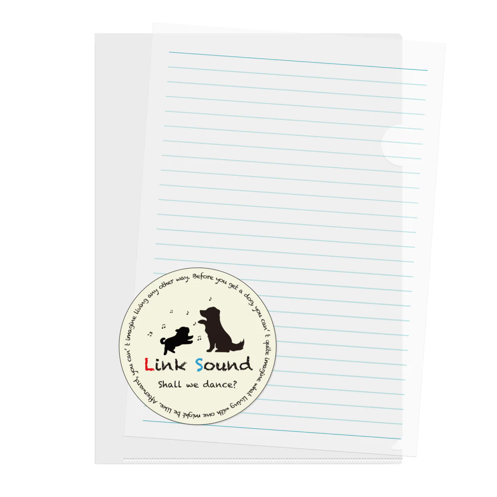 Bordercollie StreetのLS-N1-1 Clear File Folder