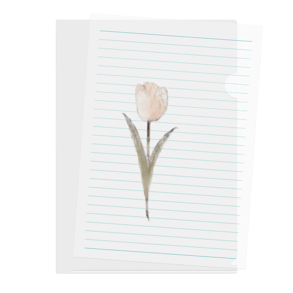 rilybiiの*airy sugar antique flower Clear File Folder