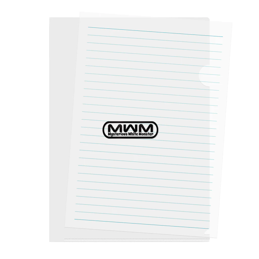 ピューちゃんのお店のMWM(白) Clear File Folder