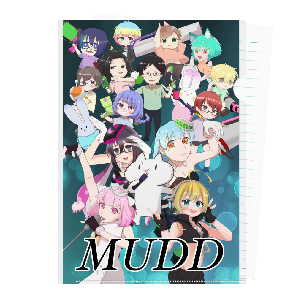 パソコン買った！！！！のMUDD記念グッズ‼︎ Clear File Folder