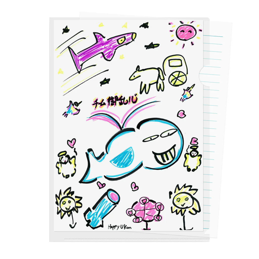 右近の御乱心ＳＨＯＰのみんなの魔法のランプグッズ Clear File Folder