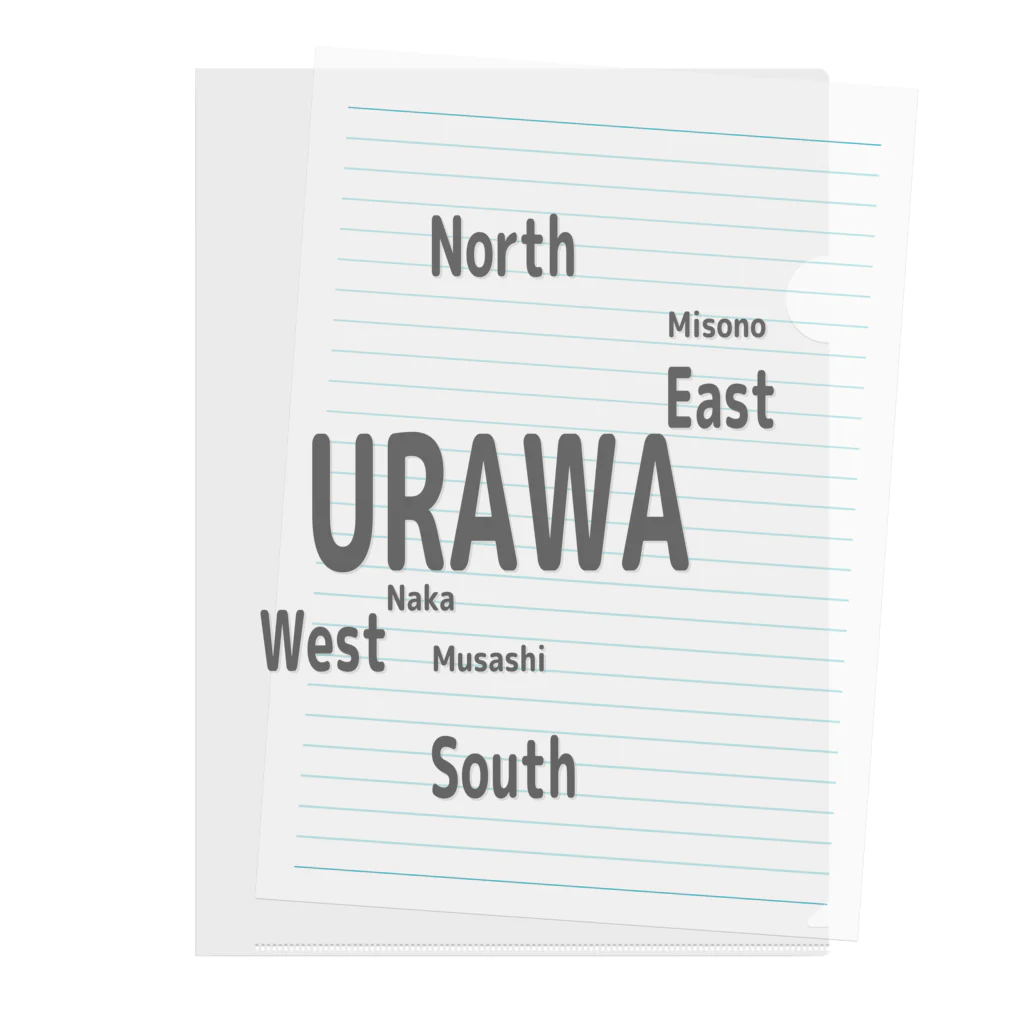 Karumの地域シリーズグッズ-URAWA- Clear File Folder