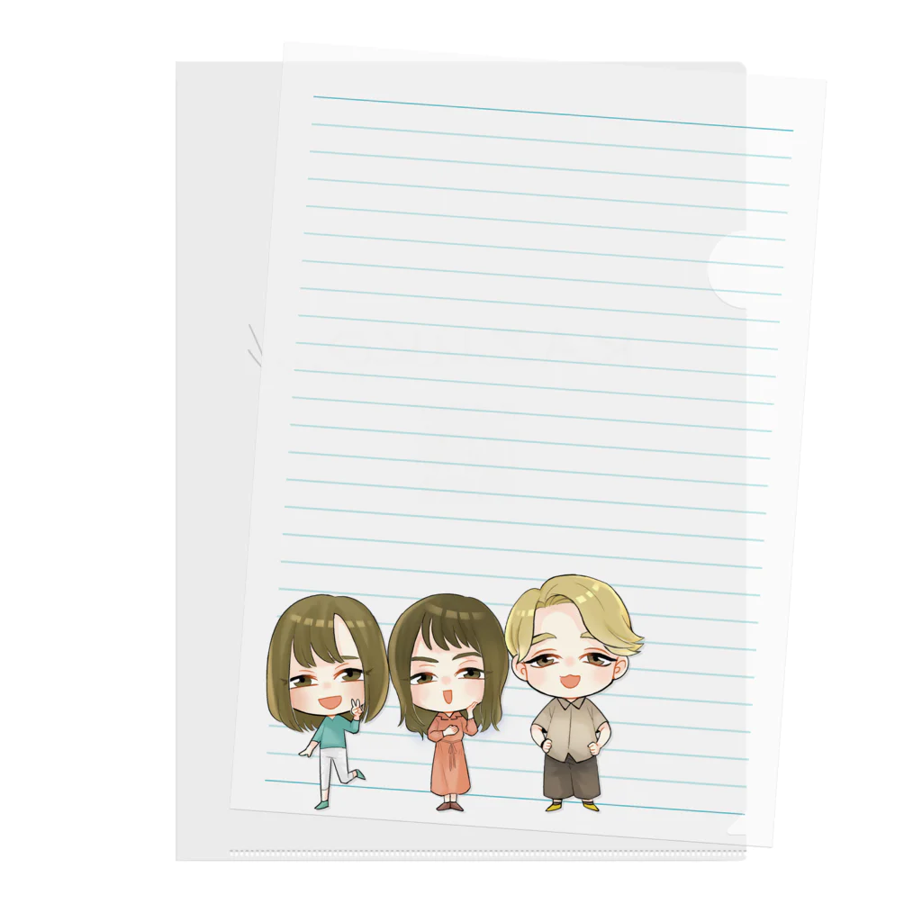 まつ工房のKAZUKOちゃんねるクリアファイルA Clear File Folder