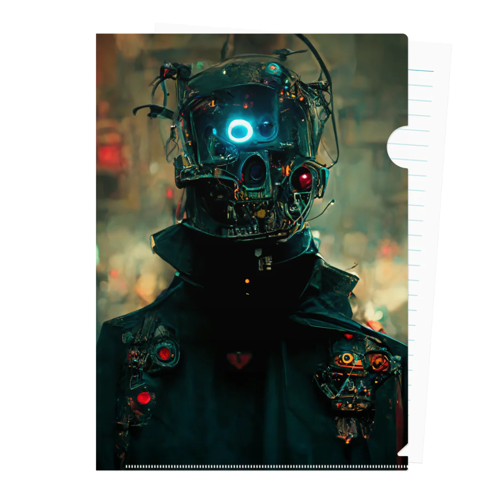 Transyのcyberpunk 1 Clear File Folder