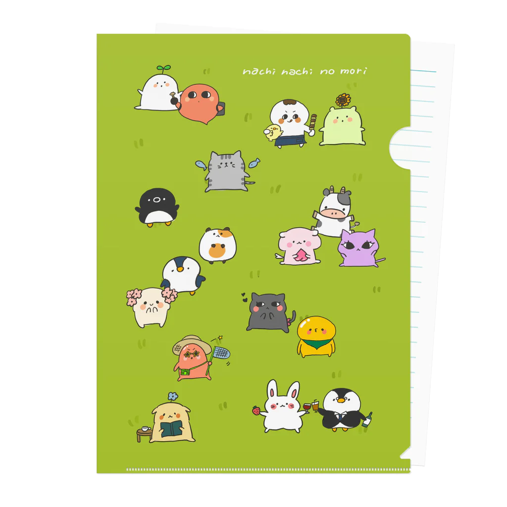 pupuchiのナチナチの森 Clear File Folder