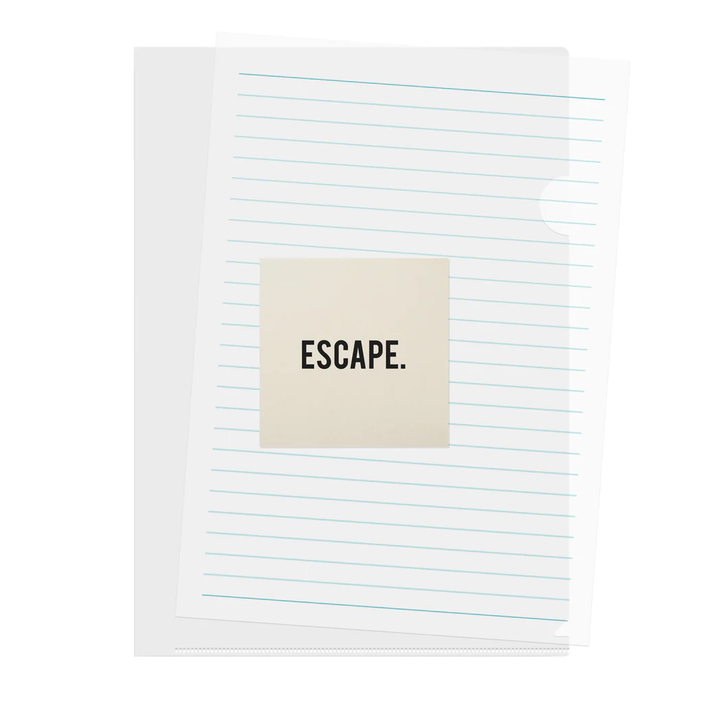 torpedoのESCAPE. Clear File Folder