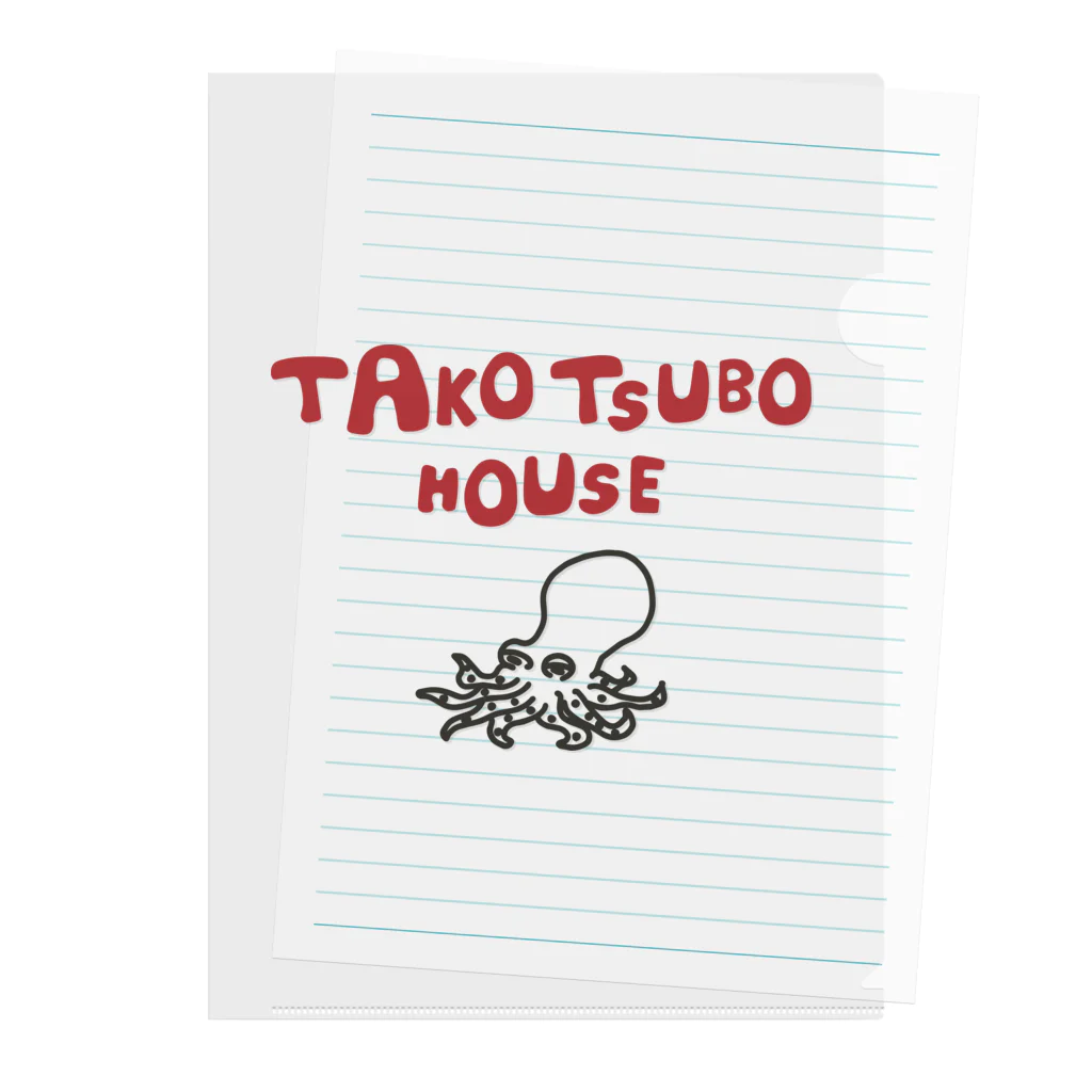 tani_chanのTAKOTSUBO HOUSE Clear File Folder