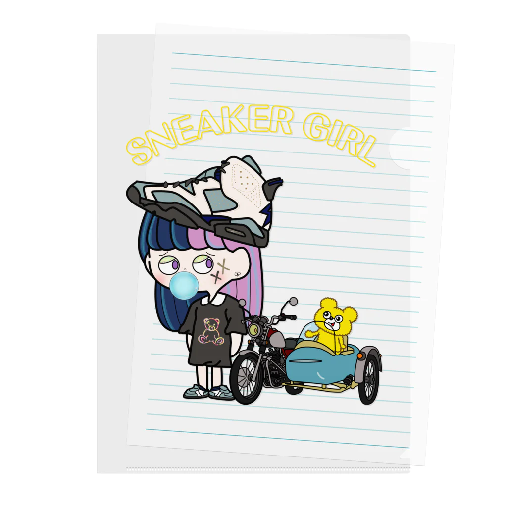 SNEAKER GIRLのSNEAKER  GIRL Clear File Folder