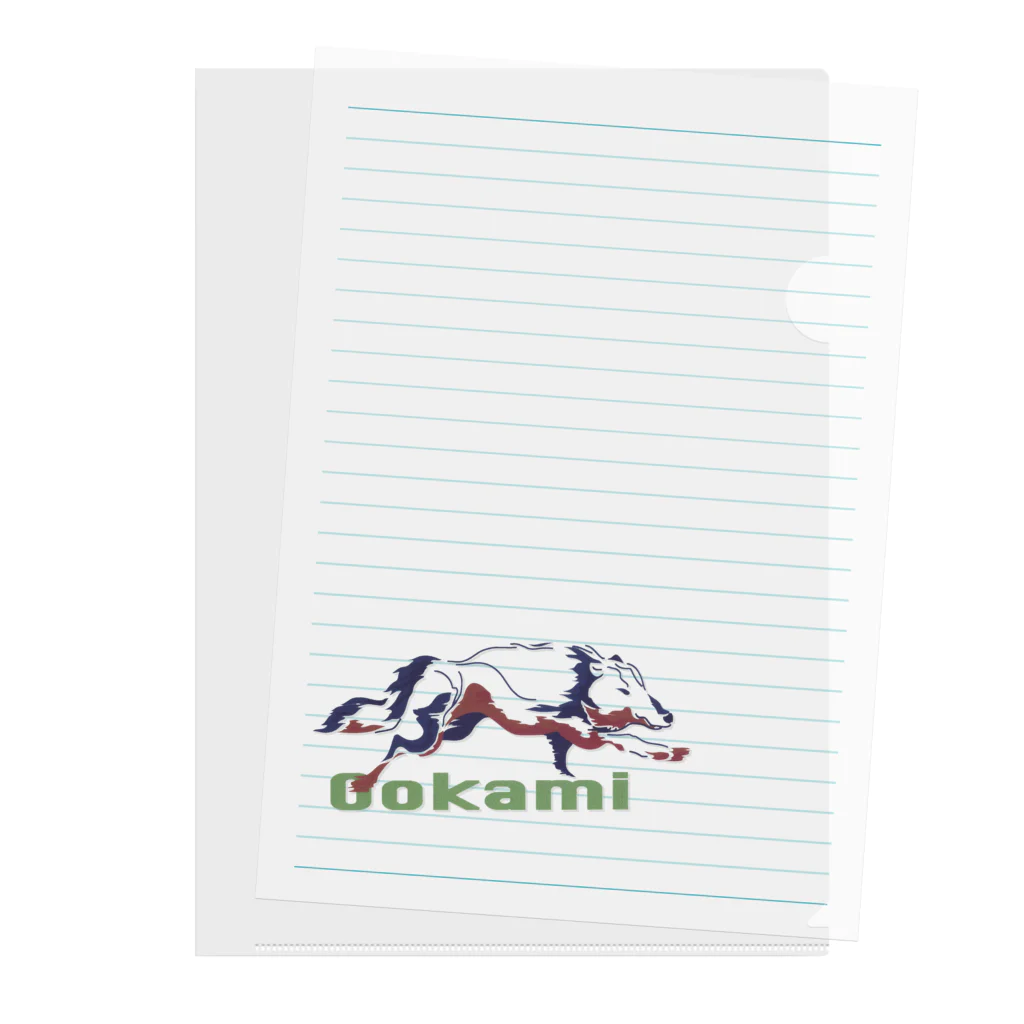 junichi-goodsの狼・Ookami Clear File Folder